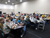 Everyone is watching their tickets - hoping for their number to be called